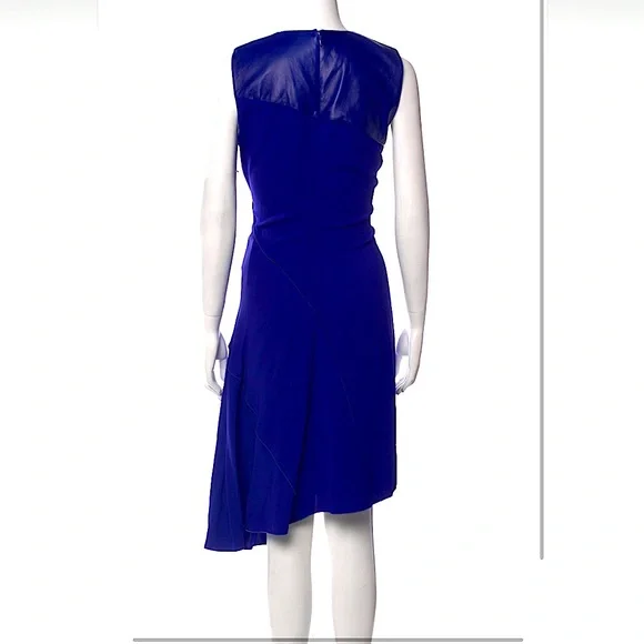 Cobalt leather mix dress by Reed Krakoff - NWT, size 6